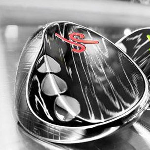 JP Premier wedges - Black Scraped Platinum